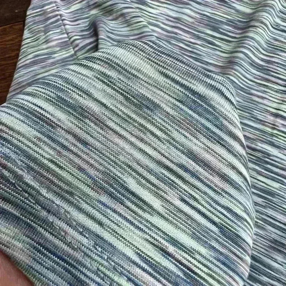 RBX Performance Women’s Striped Athletic Work out TShirt Purple Large - Picture 4 of 5